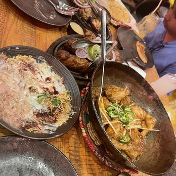 Chai Chenak - The Highway Karahi CK, seekh kabab, and malai boti. Karahi was okay the seekh kabab was really good but really spicy too. - Halal Near Me - New Brunswick, New Jersey