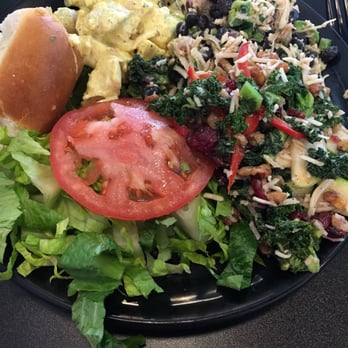 Blu Moon Eats Catering - Salad Trio with blackbean, curry chicken salad, and kale. - Caterers Near Me - Carmel, Indiana