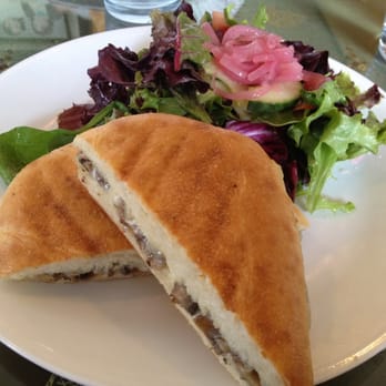 C St. Bistro - Wild Mushroom Panini w/bistro salad - New American Near Me - Jacksonville, Oregon C St. Bistro - Wild Mushroom Panini w/bistro salad - New American Near Me - Jacksonville, Oregon