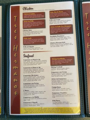 Menu photo 3 Tres Hermanos Marysville, WA