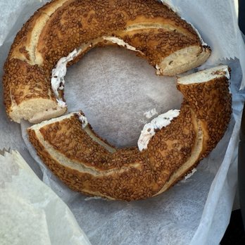 Fairfax Bakery - Turkish bagel with kalamata cream cheese - Bakeries Near Me - Fairfax, Virginia Fairfax Bakery - Turkish bagel with kalamata cream cheese - Bakeries Near Me - Fairfax, Virginia