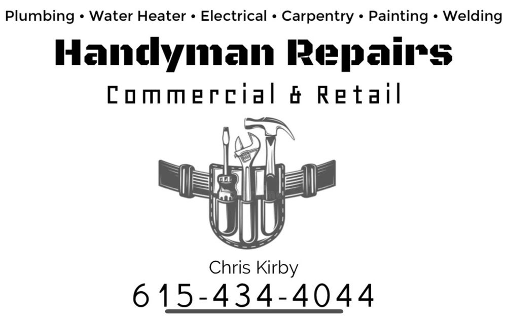 Slide of Kirby's Commercial Property Handyman service