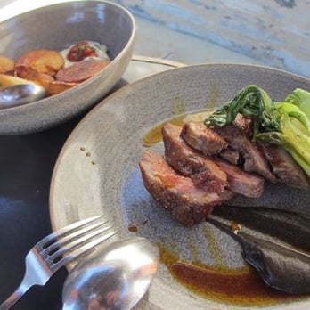 Amisfield Bistro - Lamb rump, smoked aubergine - Bistros Near Me - Lake Hayes, OTA Amisfield Bistro - Lamb rump, smoked aubergine - Bistros Near Me - Lake Hayes, OTA