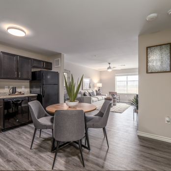 Commons at Manor 55+ Active Senior Living - Living & Dining Room - Apartments Near Me - Manor, Texas Commons at Manor 55+ Active Senior Living - Living & Dining Room - Apartments Near Me - Manor, Texas