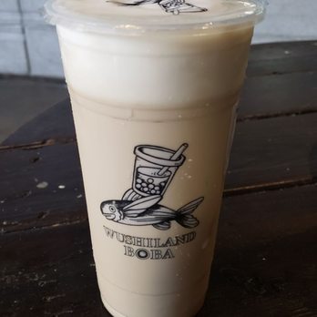 Wushiland Boba - Ice Cream Milk Tea with no topping - Coffee & Tea Near Me - Arcadia, California Wushiland Boba - Ice Cream Milk Tea with no topping - Coffee & Tea Near Me - Arcadia, California