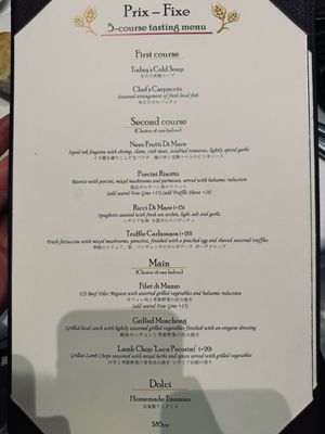 Menu photo 7 Taormina Sicilian Cuisine Honolulu, HI
