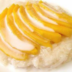 Officially Thai'd - Mango with sweet sticky rice and coconut milk
