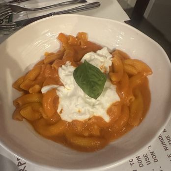 La Scarpetta - sedanini 3 tomato red sauce with burrata and basil - Beer, Wine & Spirits Near Me - Sankt Moritz, GR