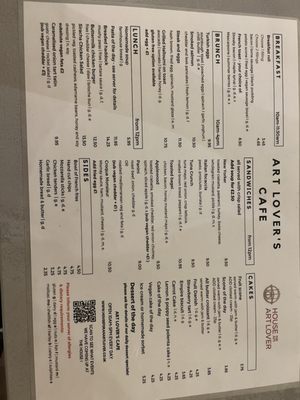 Menu photo 3 Art Lovers Cafe Glasgow, GLG