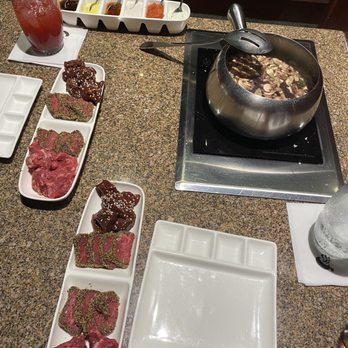 The Melting Pot - Steak Lovers - missing the veggie sides they were supposed to come with - Fondue Near Me - Grand Rapids, Michigan The Melting Pot - Steak Lovers - missing the veggie sides they were supposed to come with - Fondue Near Me - Grand Rapids, Michigan