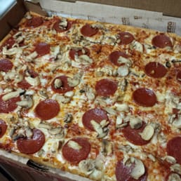 Large pepperoni and mushroom ($20) Large pepperoni and mushroom ($20)