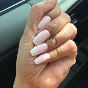 Oasis Nails - Ombré pink and white - Nail Salons Near Me - New Port Richey, Florida Oasis Nails - Ombré pink and white - Nail Salons Near Me - New Port Richey, Florida