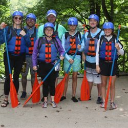 Adventures on the Gorge - Lower New River rafting crew