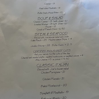 Joe's French-Italian - The current full menu - Italian Near Me - Monroe, Michigan Joe's French-Italian - The current full menu - Italian Near Me - Monroe, Michigan