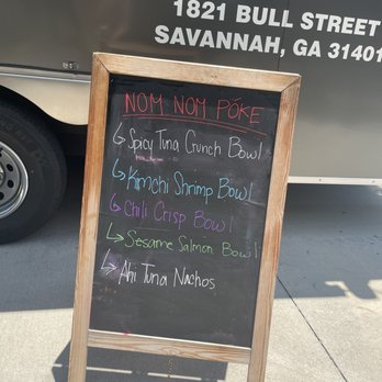 Starland Yard - Nom Nom menu - Food Trucks Near Me - Savannah, Georgia