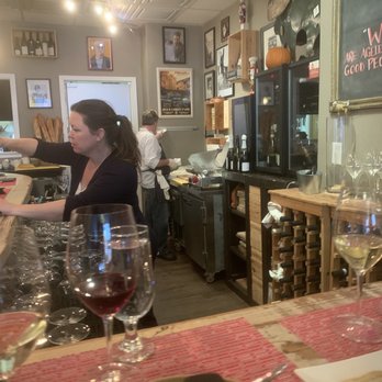 La Fromagerie - Finished a plate of escargot and watching the magnificent staff flow around the bar. - French Near Me - Alexandria, Virginia La Fromagerie - Finished a plate of escargot and watching the magnificent staff flow around the bar. - French Near Me - Alexandria, Virginia