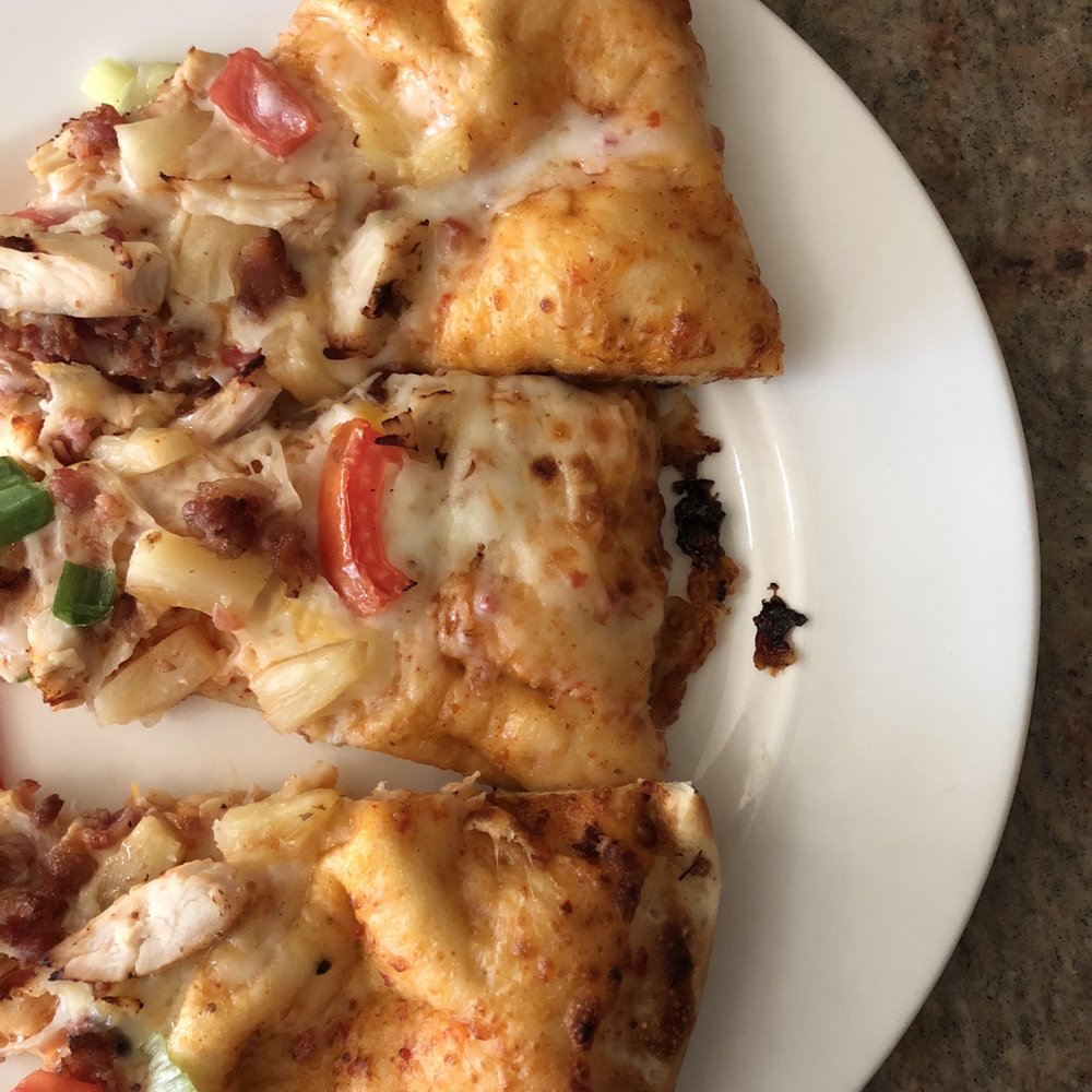 Toppings? Not much but price sure says otherwise. Toppings? Not much but price sure says otherwise.