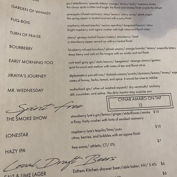 Esther's Kitchen - Cocktail menu - Italian Near Me - Las Vegas, Nevada