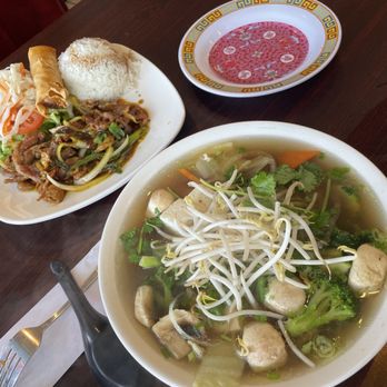 Pho 4U - Tofu vegetable Pho & Pork Chop with rice - Vietnamese Near Me - San Antonio, Texas Pho 4U - Tofu vegetable Pho & Pork Chop with rice - Vietnamese Near Me - San Antonio, Texas
