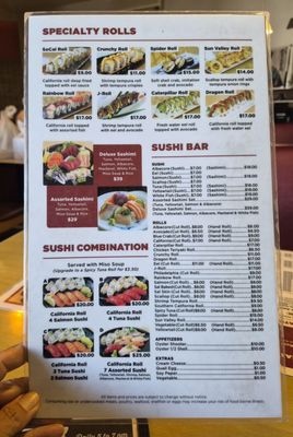 Menu photo 1 Sushi Dragon Sun Valley, CA Menu photo 1 Sushi Dragon Sun Valley, CA