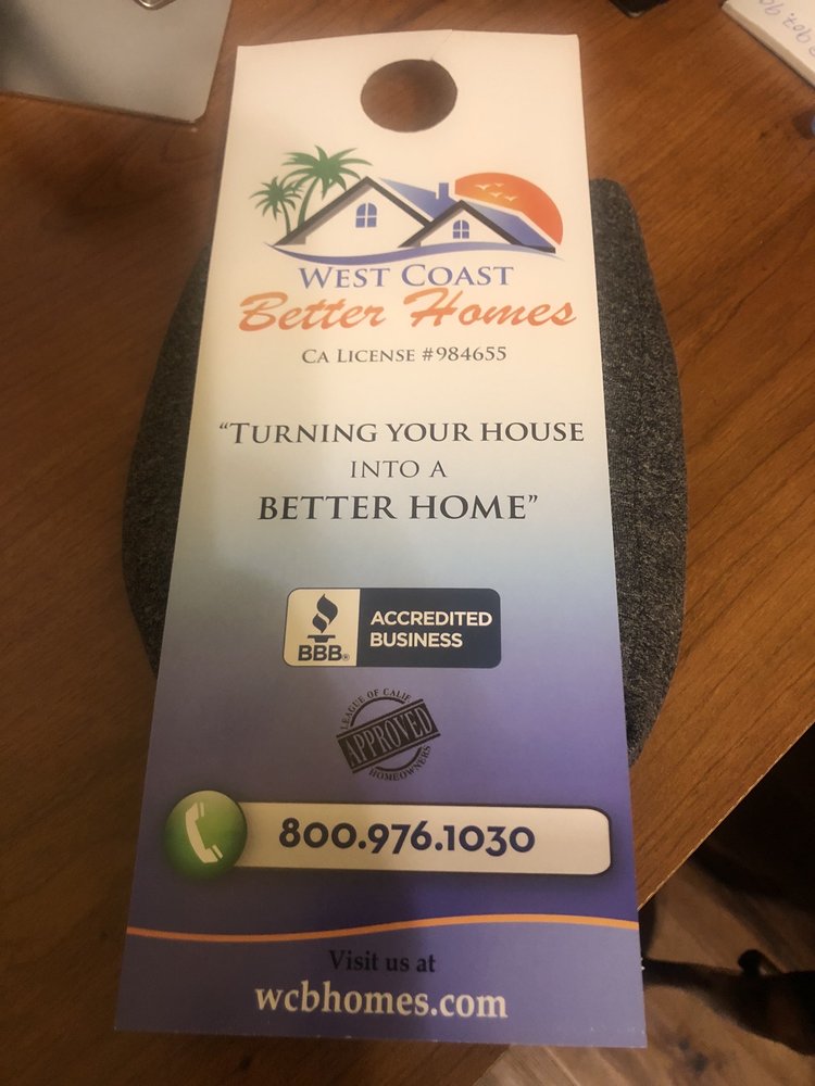 Slide of West Coast Better Homes