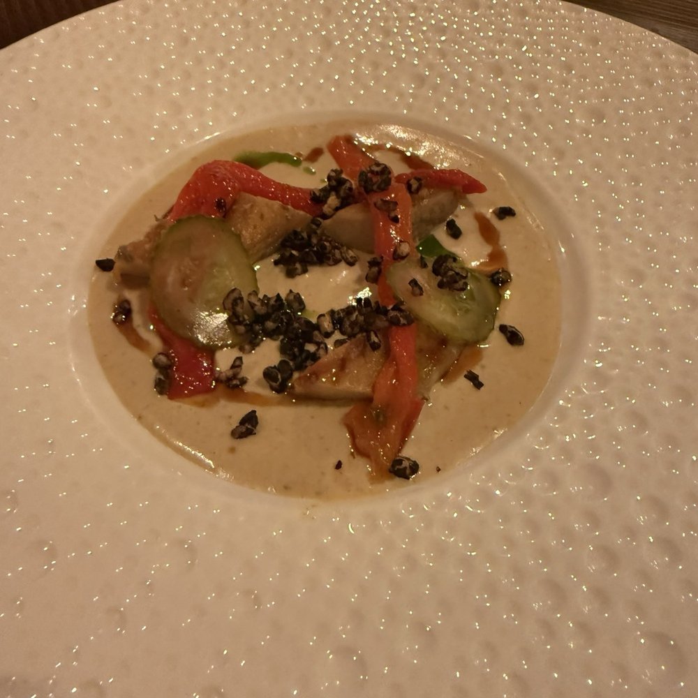 Cuoco e Camicia - This had pepper s, fish, toasted puffed rice and other things I forget. So yummy. - Italian Near Me - Rome, RM Cuoco e Camicia - This had pepper s, fish, toasted puffed rice and other things I forget. So yummy. - Italian Near Me - Rome, RM
