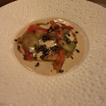 Cuoco e Camicia - This had pepper s, fish, toasted puffed rice and other things I forget. So yummy. - Italian Near Me - Rome, RM