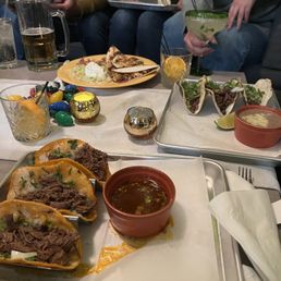 Igloo, Tacos de Birria, Tacos al Pastor, Quesadilla Rellena Igloo, Tacos de Birria, Tacos al Pastor, Quesadilla Rellena
