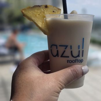 Azul Rooftop - Pina colada - Cocktail Bars Near Me - Austin, Texas Azul Rooftop - Pina colada - Cocktail Bars Near Me - Austin, Texas