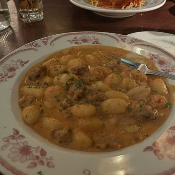 The Village - Gnocchi with Italian sausage. So good! - Italian Near Me - Chicago, Illinois The Village - Gnocchi with Italian sausage. So good! - Italian Near Me - Chicago, Illinois