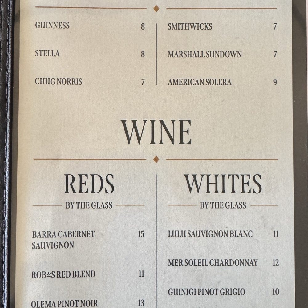 Bishop Quigley - Menu - Pubs Near Me - Tulsa, Oklahoma