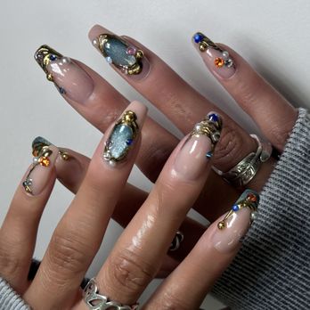 LP Nails - Acrylic overlay + Custom design - Nail Salons Near Me - Dallas, Texas LP Nails - Acrylic overlay + Custom design - Nail Salons Near Me - Dallas, Texas
