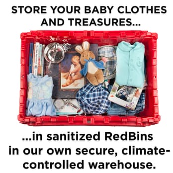 RedBin - At RedBin we know how important your baby's clothes and personal effects are to you. Keep them safe, secure and clean with us! - Self Storage Near Me - Brooklyn, New York RedBin - At RedBin we know how important your baby's clothes and personal effects are to you. Keep them safe, secure and clean with us! - Self Storage Near Me - Brooklyn, New York