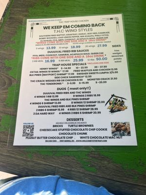 Menu photo 6 T H C Trap House Chicken Jacksonville, FL Menu photo 6 T H C Trap House Chicken Jacksonville, FL