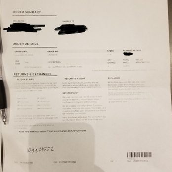 Levi’s Outlet Store - Denied a return on this because this receipt did not have a transaction number on it. NOTE It says instore returns are allowed. - Men's Clothing Near Me - Camarillo, California Levi’s Outlet Store - Denied a return on this because this receipt did not have a transaction number on it. NOTE It says instore returns are allowed. - Men's Clothing Near Me - Camarillo, California