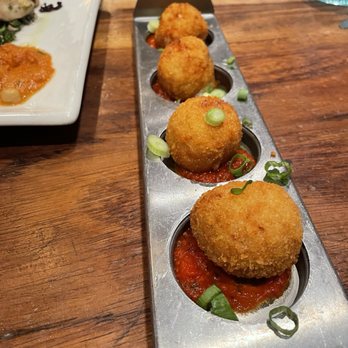 Cafe Sevilla - CROQUETA DE QUESO Y JAMÓ - Spanish Near Me - Costa Mesa, California