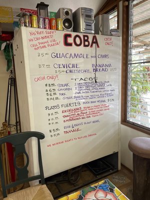Menu photo 2 COBA Paauilo, HI Menu photo 2 COBA Paauilo, HI