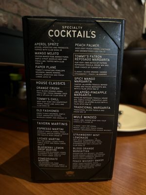 Menu photo 6 Tommy's Tavern + Tap Morris Plains, NJ Menu photo 6 Tommy's Tavern + Tap Morris Plains, NJ