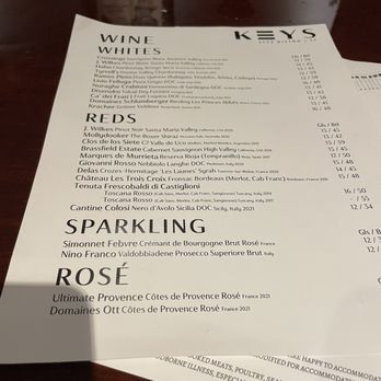 Keys Jazz Bistro - Menu - Jazz & Blues Near Me - San Francisco, California