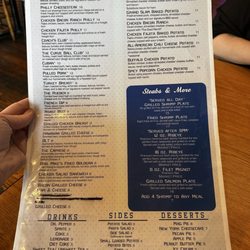 Corner Clubhouse - Menu