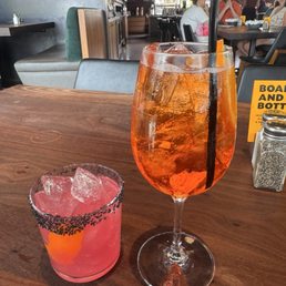 Prickly Pear Margarita & Aperol Spritz Prickly Pear Margarita & Aperol Spritz