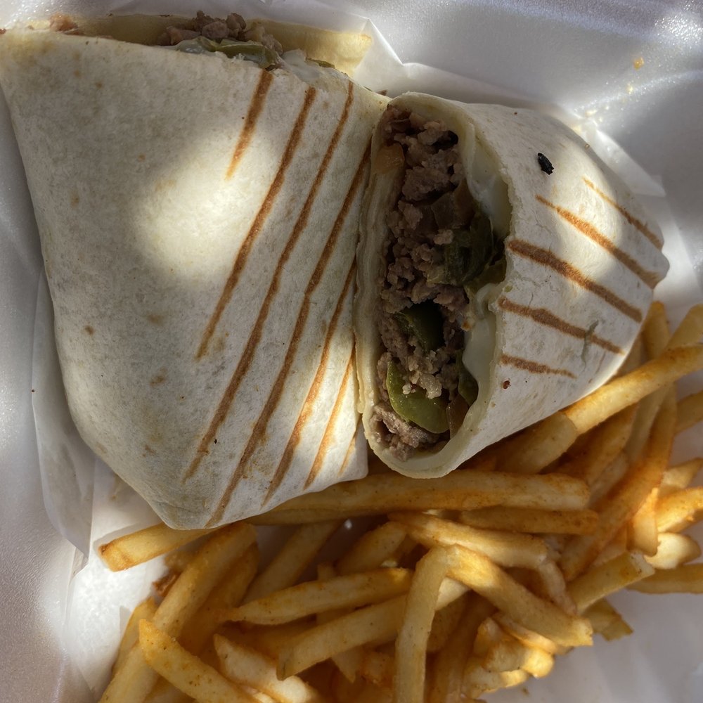 Two Chicks Sandwiches and Scoops - Steak Philly wrap - Ice Cream & Frozen Yogurt Near Me - Belmont, North Carolina Two Chicks Sandwiches and Scoops - Steak Philly wrap - Ice Cream & Frozen Yogurt Near Me - Belmont, North Carolina