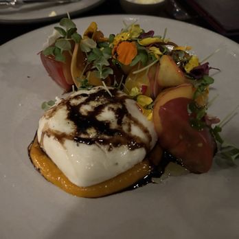 The Library - Heirloom tomato caprese - New American Near Me - Las Vegas, Nevada The Library - Heirloom tomato caprese - New American Near Me - Las Vegas, Nevada