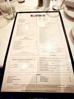 Menu photo 1 Rosebud on Rush Chicago, IL