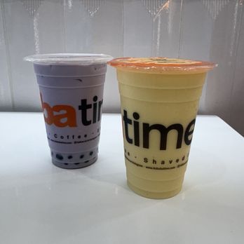 It's Boba Time - Central & Walnut - Taro Tea & Mango Smoothie - Bubble Tea Near Me - Chino, California