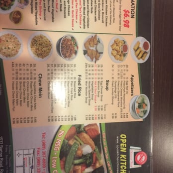 Open Kitchen - Menu - Chinese Near Me - Redlands, California Open Kitchen - Menu - Chinese Near Me - Redlands, California