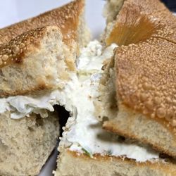 Redhouse Bagels Bensalem - Plain Bagel and Cream Cheese