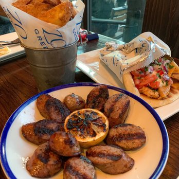 Zo Greek - Greek sausage and chicken Gyro - Greek Near Me - Somerville, Massachusetts Zo Greek - Greek sausage and chicken Gyro - Greek Near Me - Somerville, Massachusetts