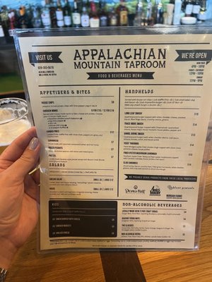 Menu photo 5 Appalachian Mountain Brewery Mills River, NC