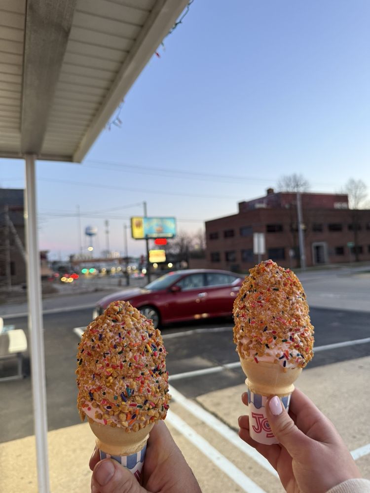 Boy Blue Dairy Treat Store Logo